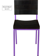 Load image into Gallery viewer, MULTIBUY – Set of 6 Chairs – Square Frame