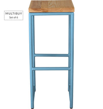 Load image into Gallery viewer, MULTIBUY – Set of 6 Classic Bar Stools – Round Frame