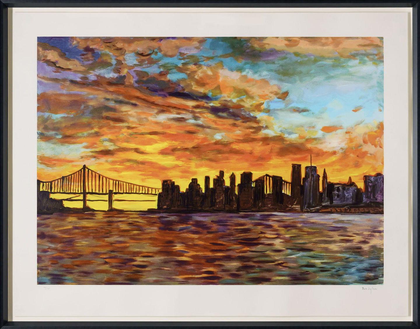 Silk New York Skyline - Bob Dylan