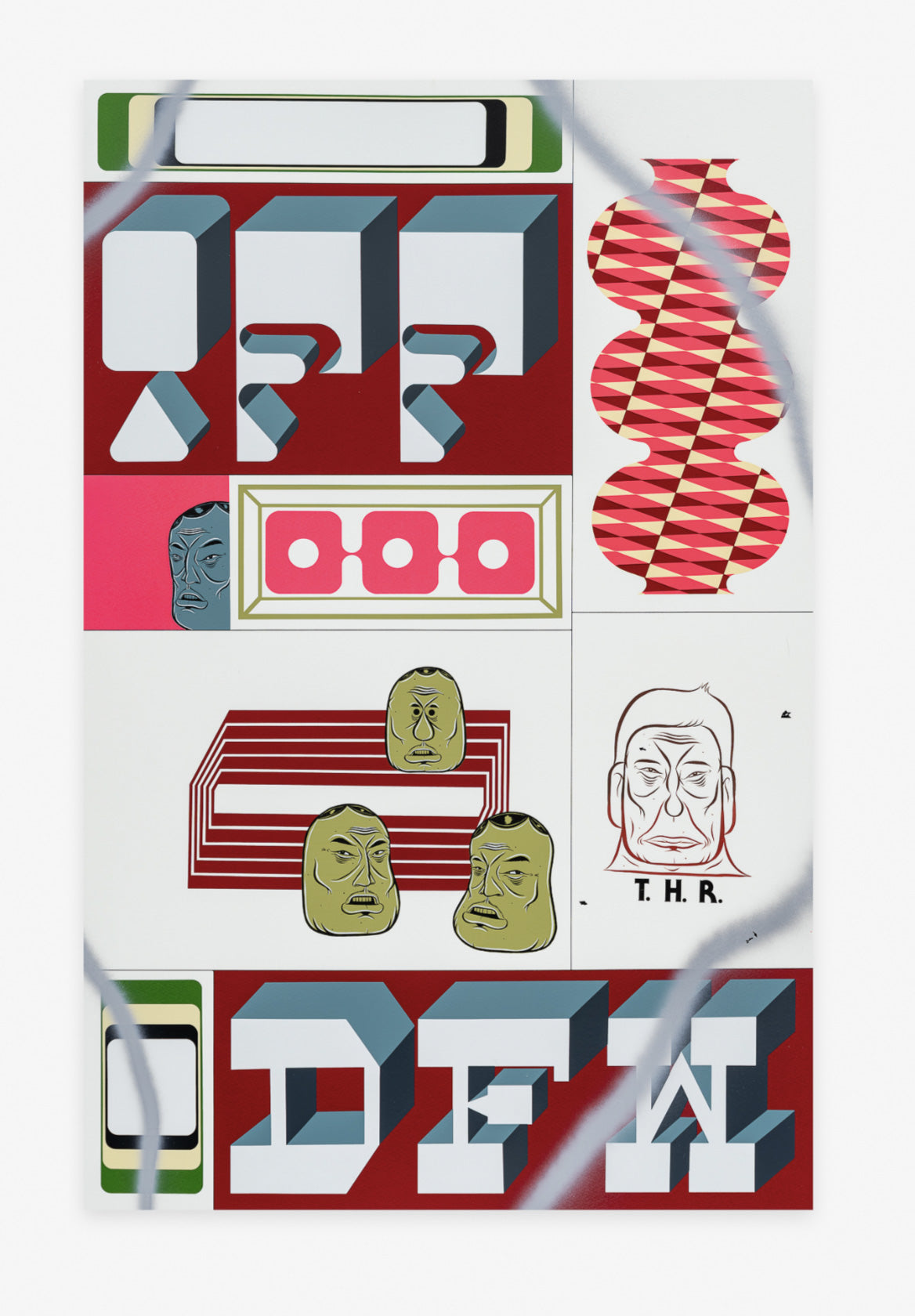 Untitled (Hand Finished) - Barry McGee