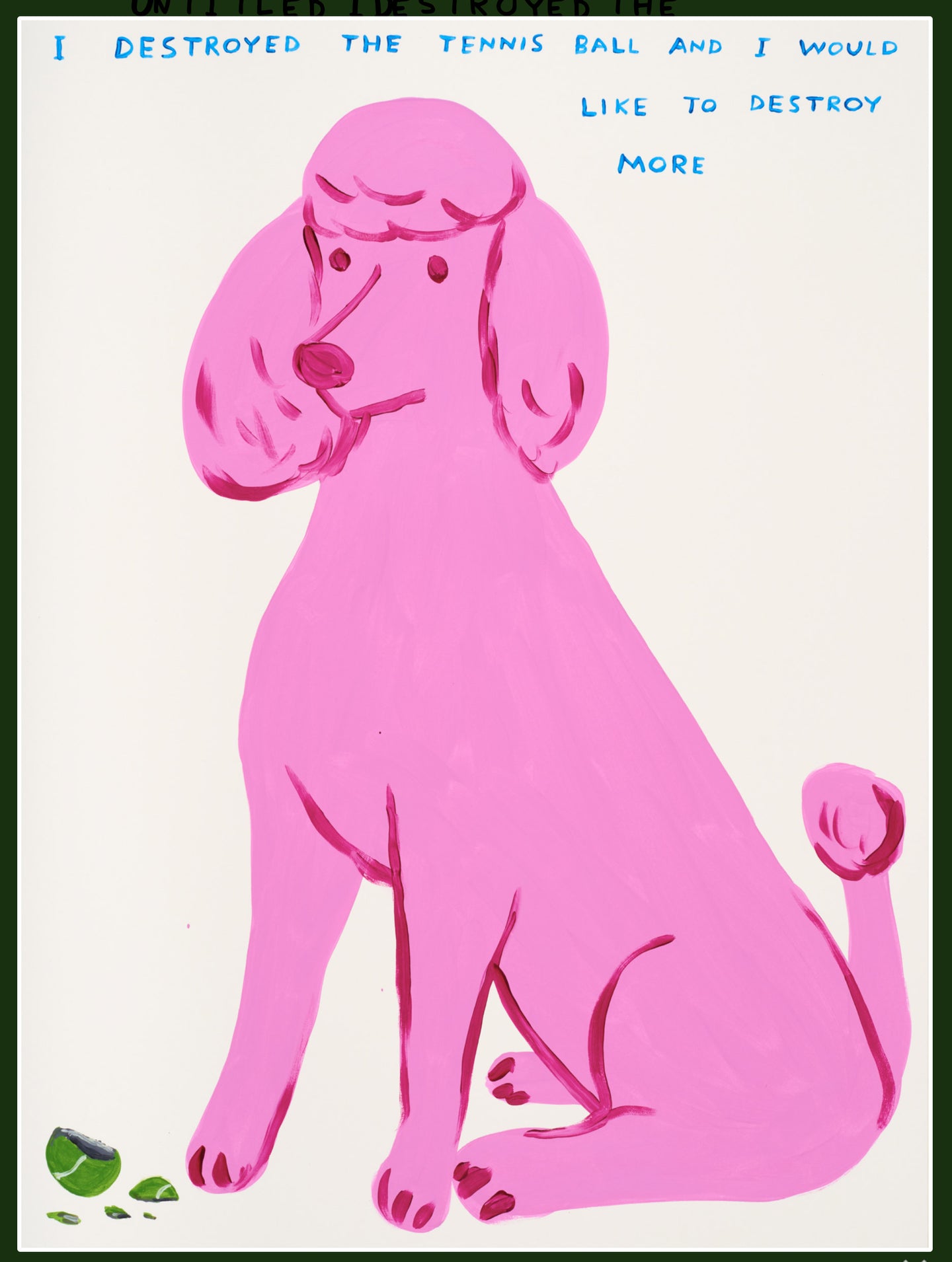 I Destroyed the Ball - David Shrigley