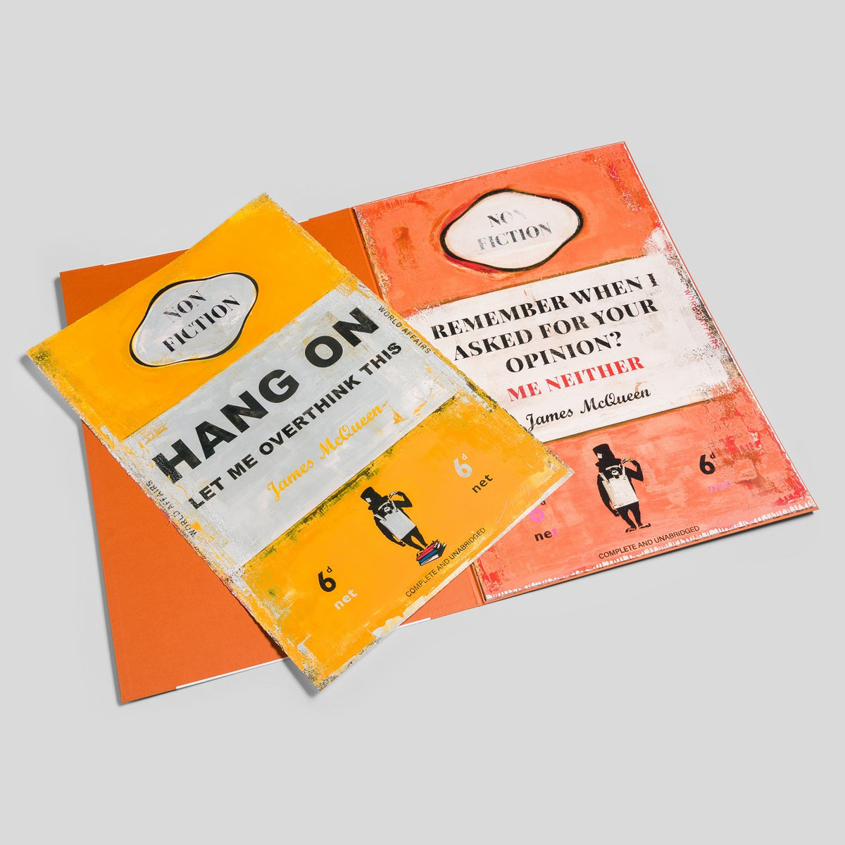 Non-Fiction 5 (set of 4, Unframed) - James McQueen