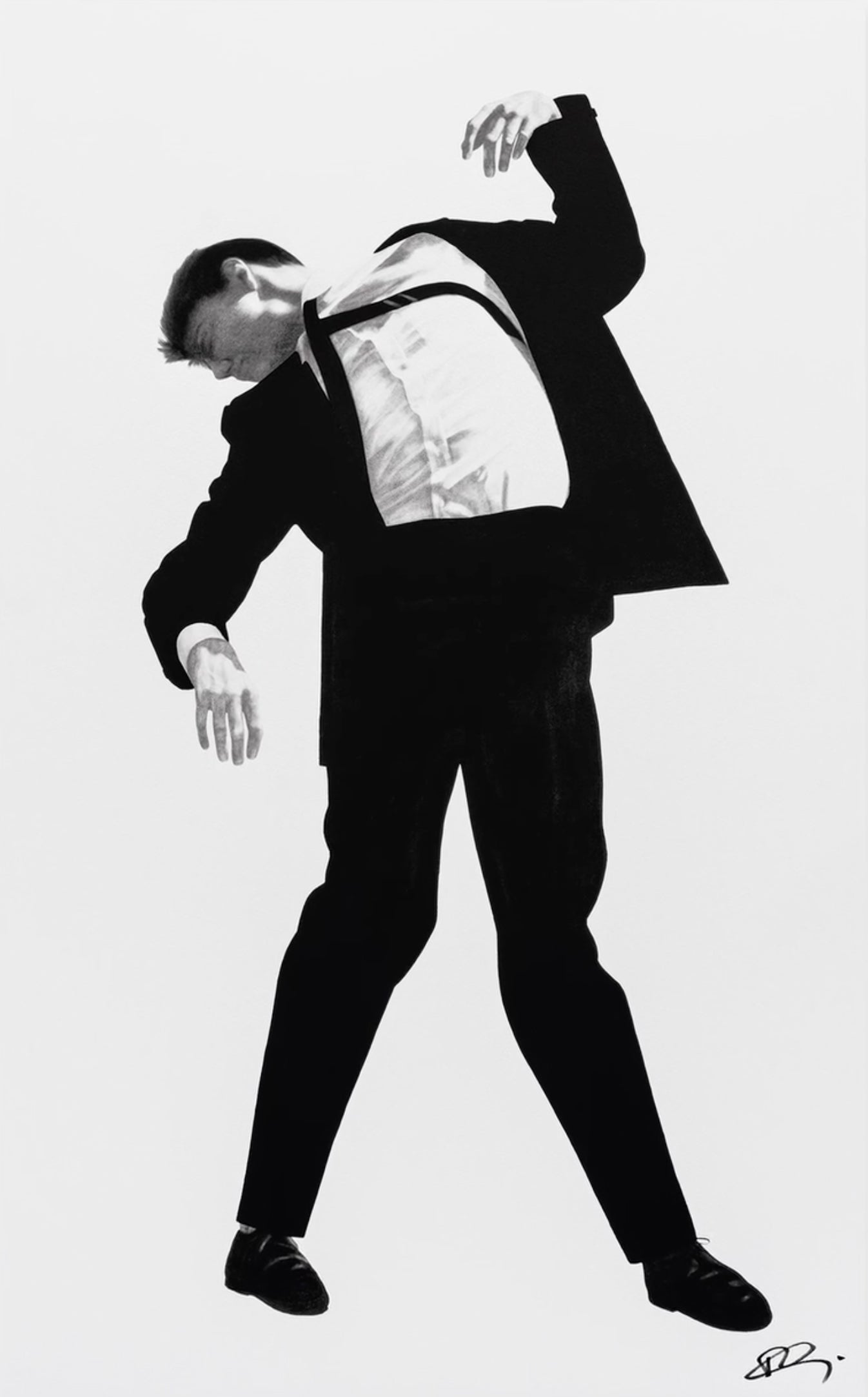Untitled (Eric from Men In the Cities) - Robert Longo