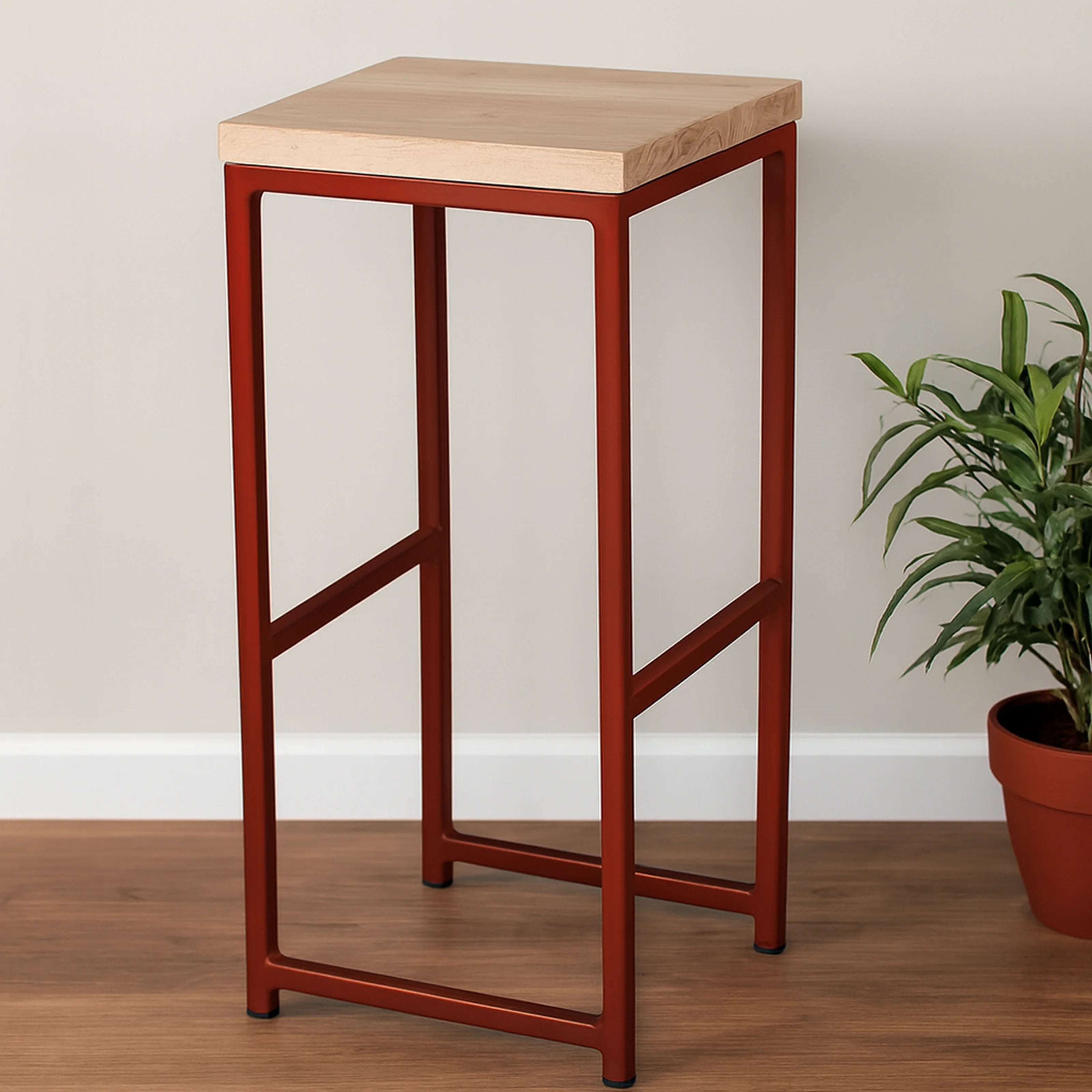 Classic Bar Stool – Square Frame