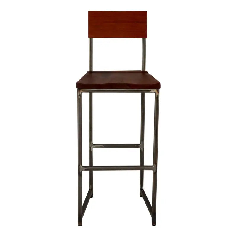 Rosemill - Flintlock - Bar Stool with Back