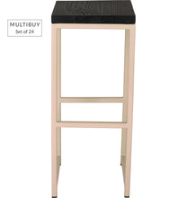 Load image into Gallery viewer, MULTIBUY – Set of 24 Classic Bar Stools – Square Frame
