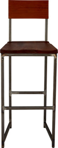 Flintlock Bar Stool with Back